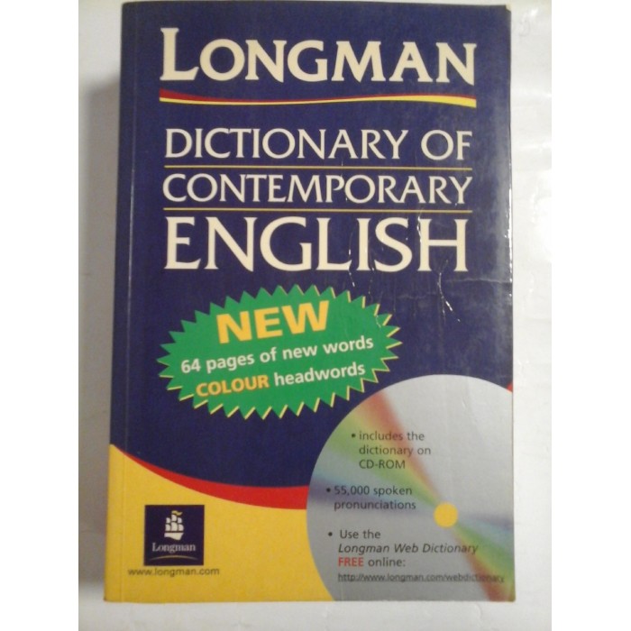 LONGMAN - DICTIONARY OF CONTEMPORARY ENGLISH LONGMAN - DICTIONARY OF CONTEMPORARY ENGLISH